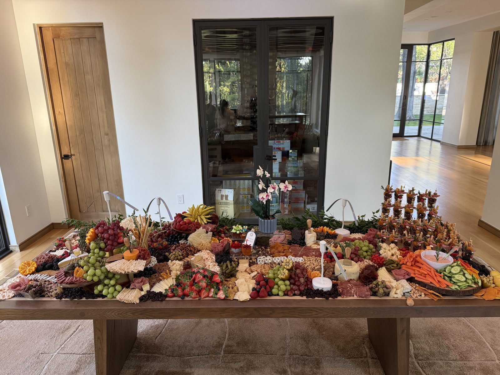 A grazing table built for The Davinci School parent social.