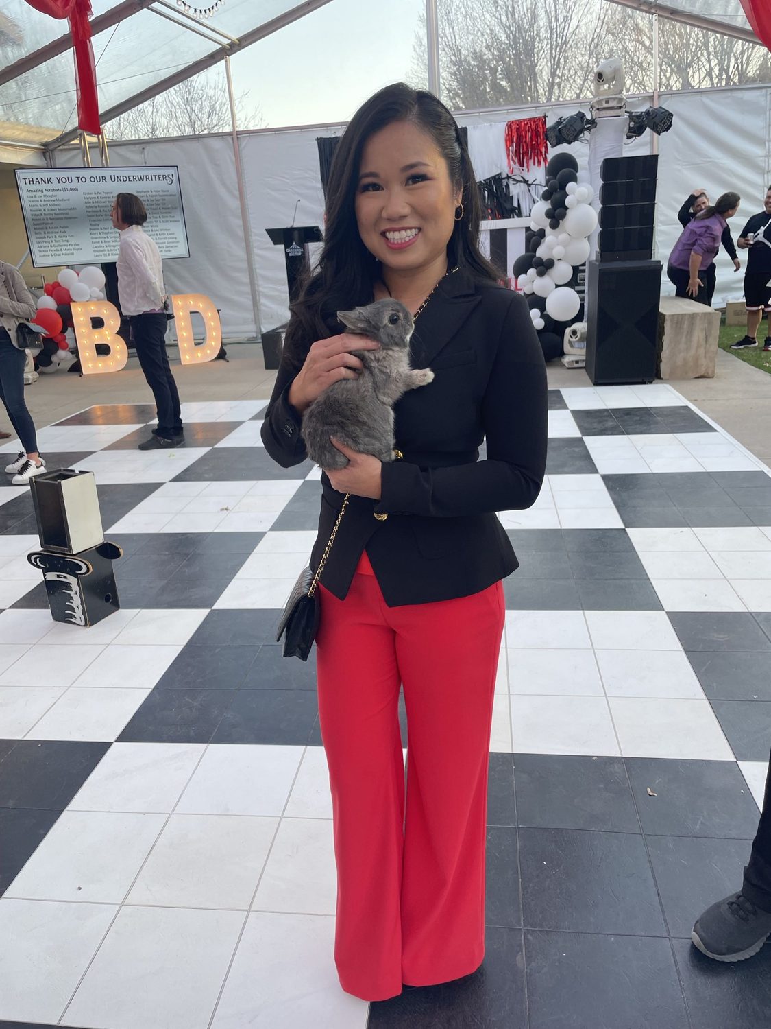 Trinh Vo Tran at an event she planned.